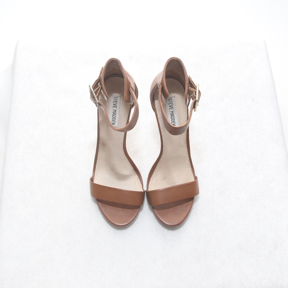 MARLENEE COGNAC HEELS - Picture 7 of 8